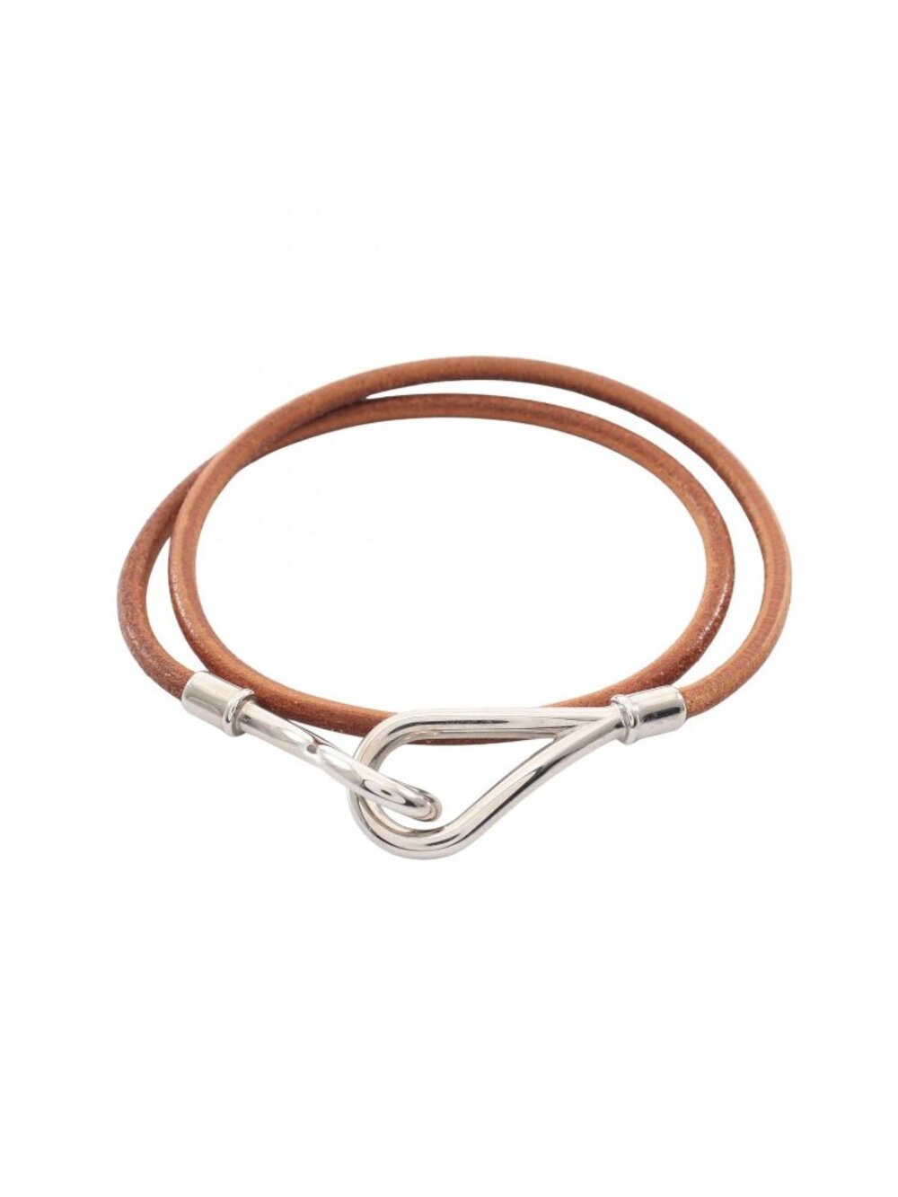Hermes Bracelet Jumbo Choker Leather Stainless Steel